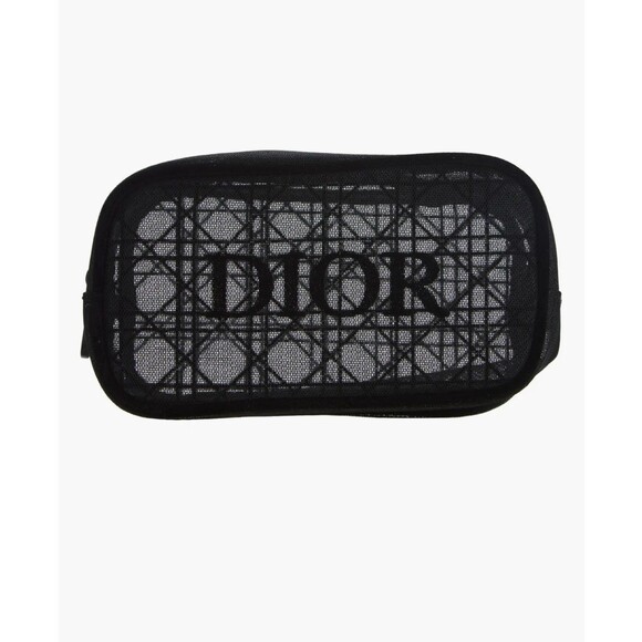Dior Handbags - Dior black mesh Trousse